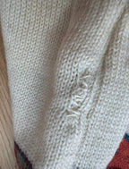Winter Sun: 1990s French Connection Vintage Embroidered Sun Jumper