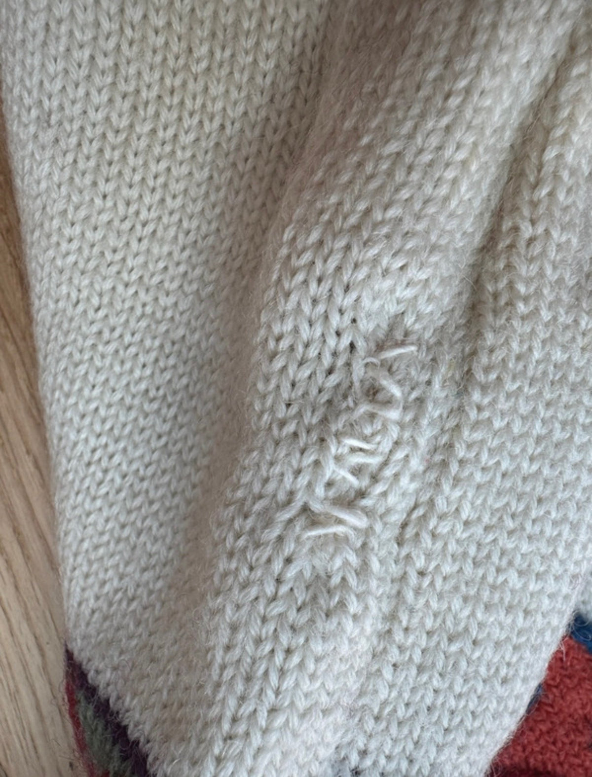Winter Sun: 1990s French Connection Vintage Embroidered Sun Jumper
