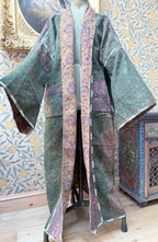 Woodstock Long #5 Vintage Cotton Kantha Jacket | Traditionally Made & Upcycled