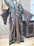 Woodstock Long #2 Vintage Cotton Kantha Jacket | Traditionally Made & Upcycled