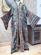 Woodstock Long #2 Vintage Cotton Kantha Jacket | Traditionally Made & Upcycled