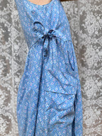 Summer Smiles: Vintage 1980s Laura Ashley Ditsy Print Pinafore Dress