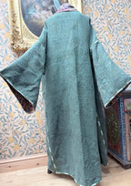 Woodstock Long #6 Vintage Cotton Kantha Jacket | Traditionally Made & Upcycled