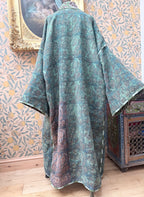 Woodstock Long #4 Vintage Cotton Kantha Jacket | Traditionally Made & Upcycled
