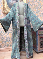 Woodstock Long #4 Vintage Cotton Kantha Jacket | Traditionally Made & Upcycled