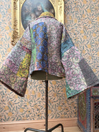 Woodstock Short #6 Vintage Cotton Kantha Jacket | Traditionally Made & Upcycled