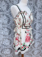 Rare Anna Sui Y2K Silk Folk Art Peplum Top | Catwalk Piece