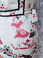 Rare Anna Sui Y2K Silk Folk Art Peplum Top | Catwalk Piece