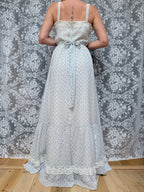 Vintage 1970s Gunne Sax Floral Prairie Maxi Dress | By Jessica McClintock
