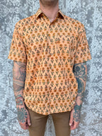 The Sunflower Jasper | Men's Ethically Handmade Vintage Style Cotton Button-Up Shirt