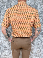 The Sunflower Jasper | Men's Ethically Handmade Vintage Style Cotton Button-Up Shirt