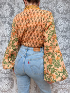The Sunflower Jasmine Blouse | Traditionally Made and Hand Block Printed