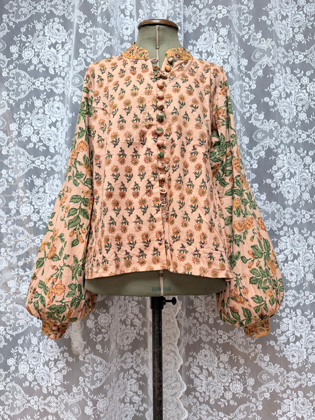 The Sunflower Jasmine Blouse | Traditionally Made and Hand Block Printed