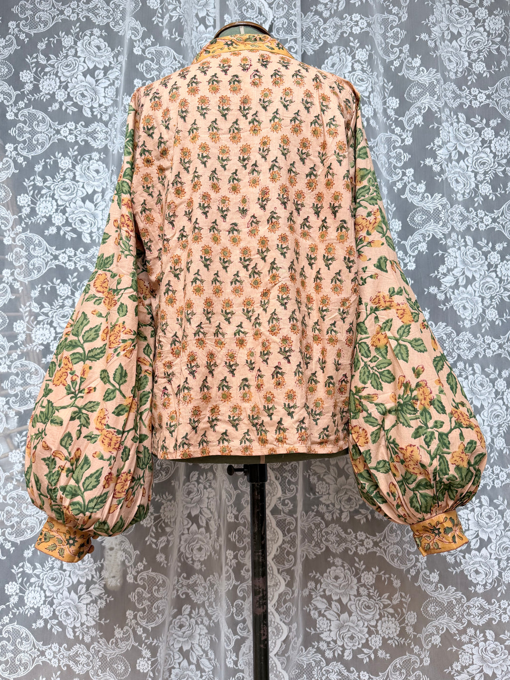 The Sunflower Jasmine Blouse | Traditionally Made and Hand Block Printed