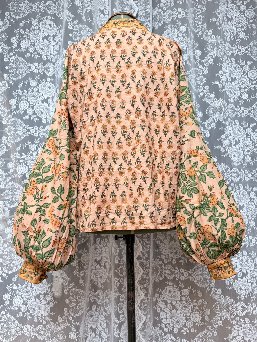 The Sunflower Jasmine Blouse | Traditionally Made and Hand Block Printed