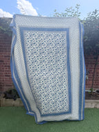 Vintage Indian Block Print Cotton Textile