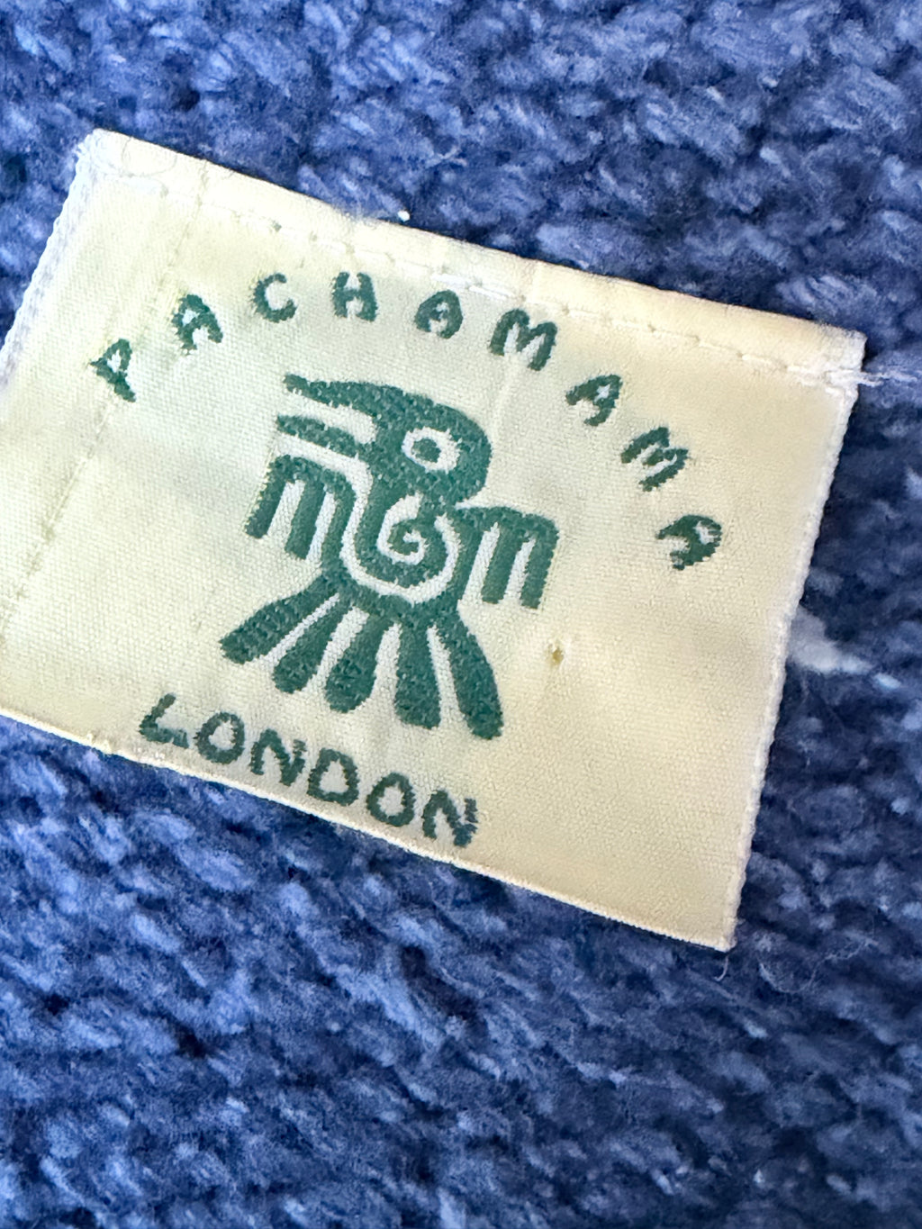 Rare Pachamama Blue Fish 90s Oversized Jumper