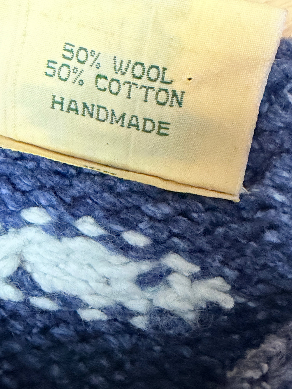 Rare Pachamama Blue Fish 90s Oversized Jumper