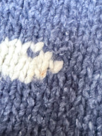 Rare Pachamama Blue Fish 90s Oversized Jumper