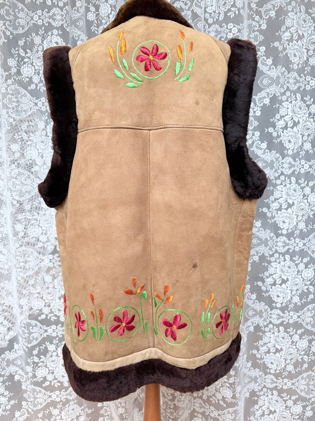 Incredible Authentic 1970s Afghan Waistcoat