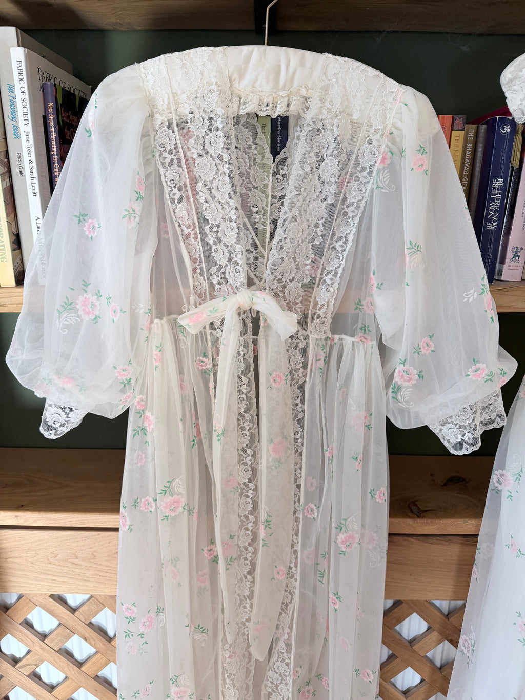 Rare Vintage 1950s/1960s Raywarp English Rose Baby Doll Maxi Set