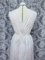 Rare Vintage 1950s/1960s Raywarp English Rose Baby Doll Maxi Set