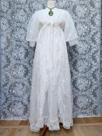 Rare Vintage 1950s/1960s Raywarp English Rose Baby Doll Maxi Set