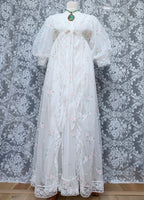 Rare Vintage 1950s/1960s Raywarp English Rose Baby Doll Maxi Set