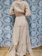 Vintage 1970s Laura Ashley Boho Peasant Prairie Dress