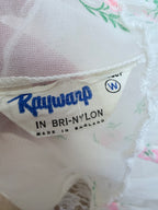 Rare Vintage 1950s/1960s Raywarp English Rose Baby Doll Maxi Set