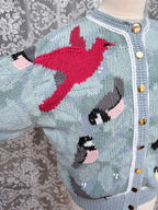Vintage Orvis Songbird Cotton Cardigan