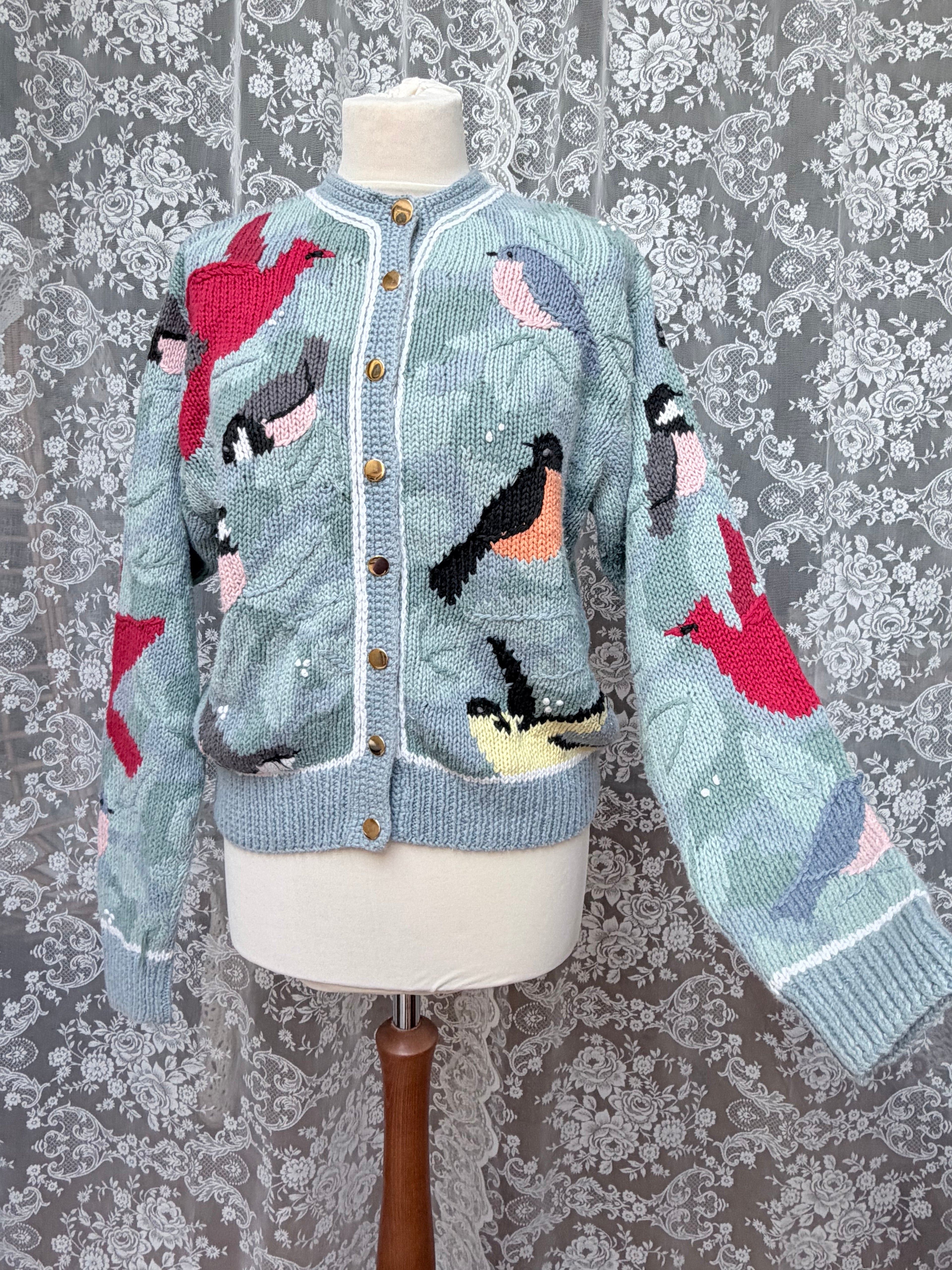 Vintage Orvis Songbird Cotton Cardigan