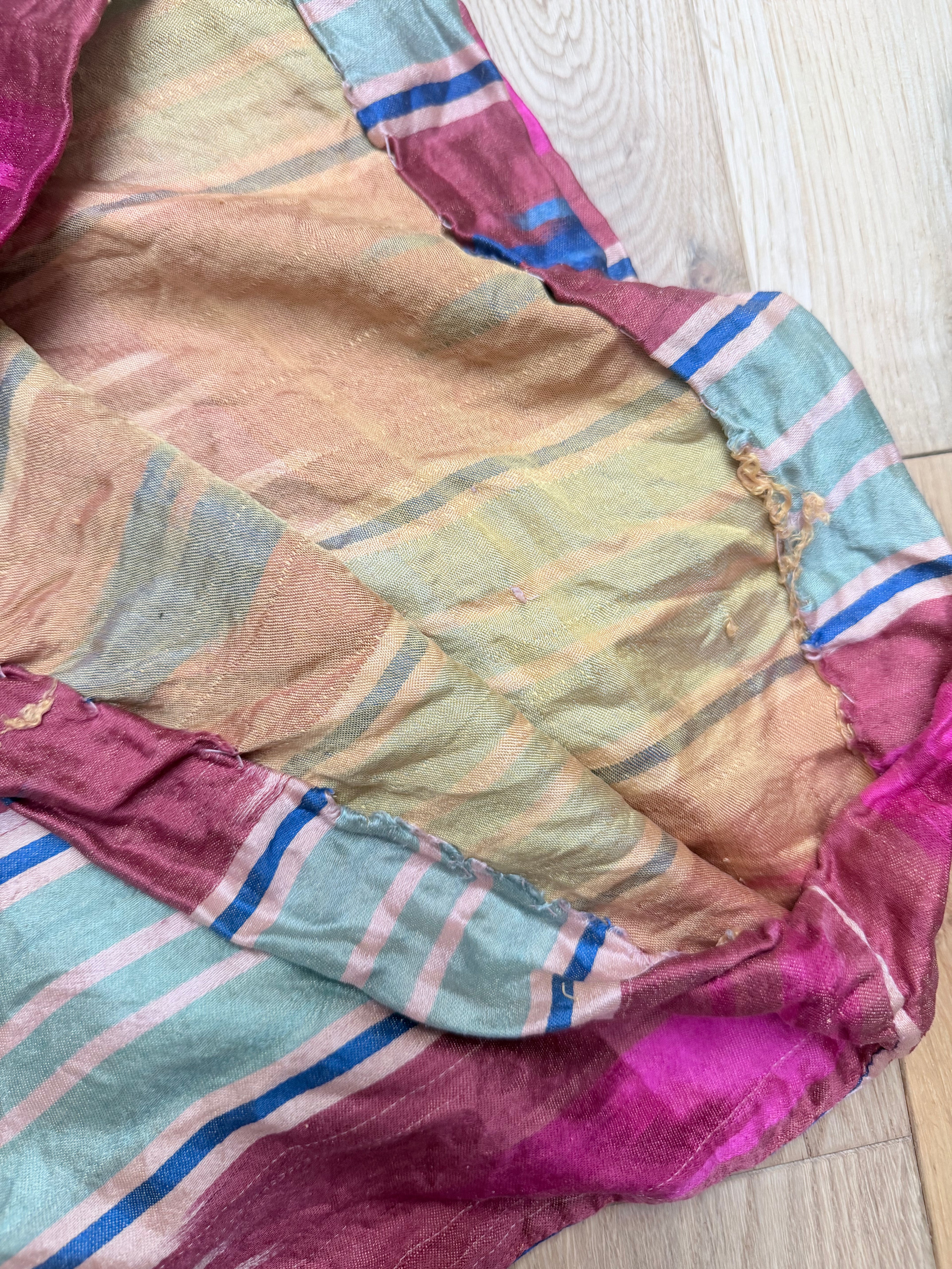 Rare Vintage 1950s Uzbek Silk Tunic Midi Dress