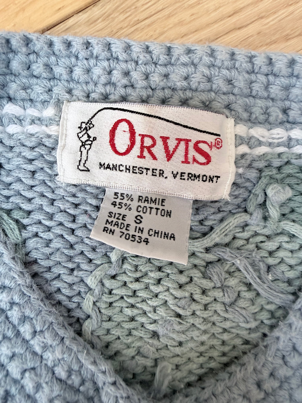 Vintage Orvis Songbird Cotton Cardigan
