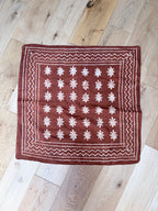 Indian Block Print Boho Cotton Headscarf | The Star