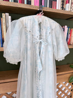 Beautiful Vintage 1950s/1960s Floral Baby Doll Gown