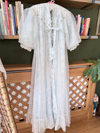 Beautiful Vintage 1950s/1960s Floral Baby Doll Gown