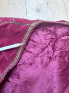 Antique Red Velvet Jacket with Gold Embroidery | Ottoman/Balkan Folk Style