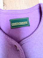 Vintage Geiger 100% Wool Puff Shoulders Jumper