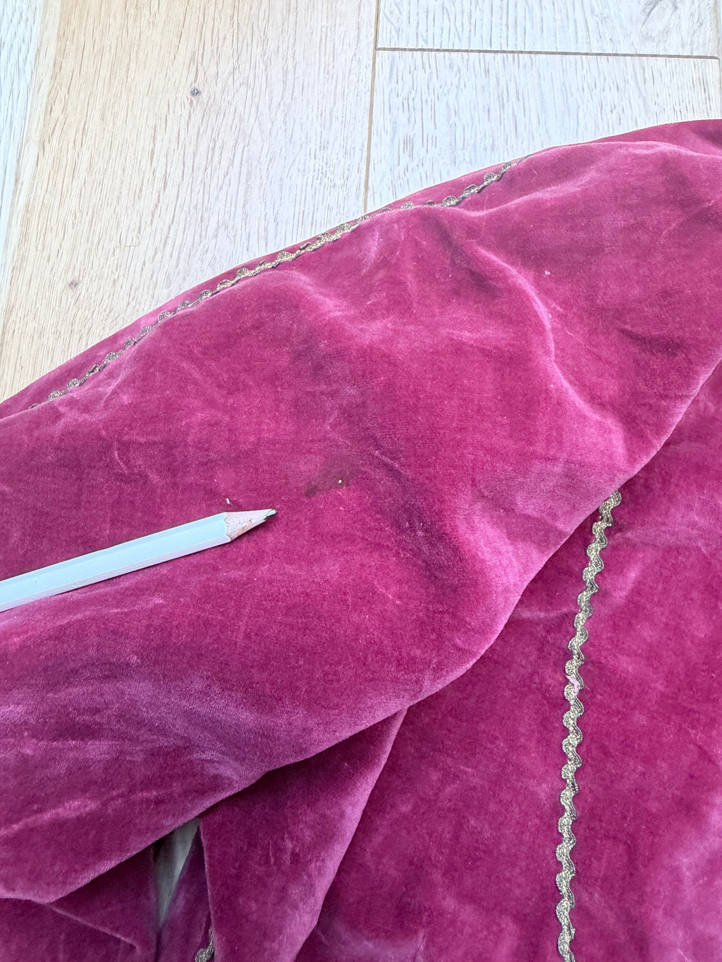 Antique Red Velvet Jacket with Gold Embroidery | Ottoman/Balkan Folk Style