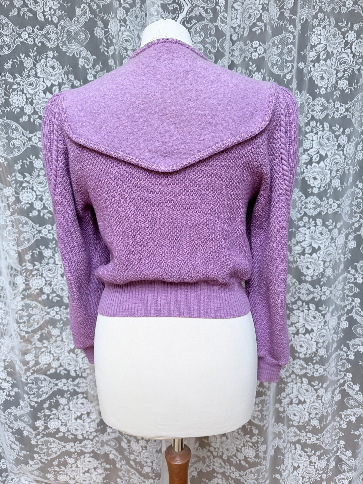 Vintage Geiger 100% Wool Puff Shoulders Jumper