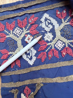 Antique Circa 1900 Hand Embroidered Middle Eastern Dress | Afghan/Palestinian Ceremonial Robe