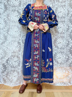 Antique Circa 1900 Hand Embroidered Middle Eastern Dress | Afghan/Palestinian Ceremonial Robe