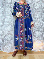Antique Circa 1900 Hand Embroidered Middle Eastern Dress | Afghan/Palestinian Ceremonial Robe