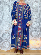 Antique Circa 1900 Hand Embroidered Middle Eastern Dress | Afghan/Palestinian Ceremonial Robe
