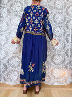 Antique Circa 1900 Hand Embroidered Middle Eastern Dress | Afghan/Palestinian Ceremonial Robe