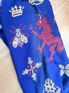 Antique Circa 1900 Hand Embroidered Middle Eastern Dress | Afghan/Palestinian Ceremonial Robe