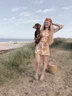 Indian Block Print Boho Cotton Headscarf | The Star