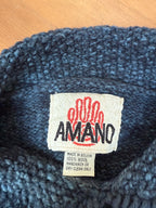 Vintage Handmade Amano Sweater Church Imagery