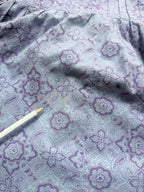 Vintage 1970s Laura Ashley Purple Floral Prairie Maxi Dress